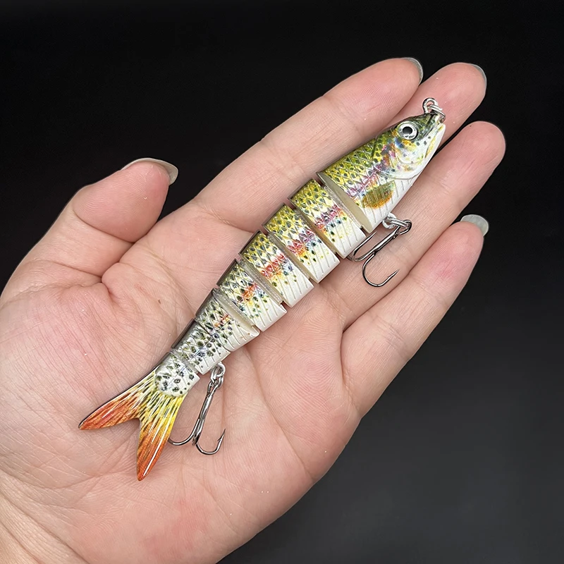LUHANGT 126mm Angelköder-Set: Madness Swimbait, großer Köder für das Meeresangeln, harter Köder, riesige Gelenkköder – Detail 10