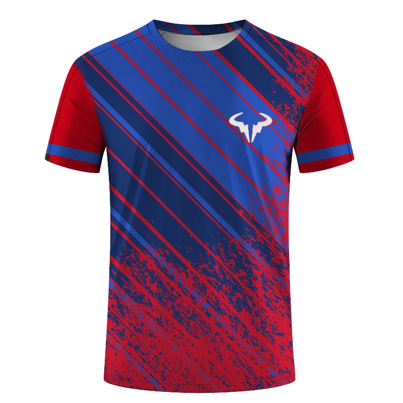 

3D Printed Badminton and Tennis Sportswear T-Shirt for Men and Women - Perfect for Outdoor Play