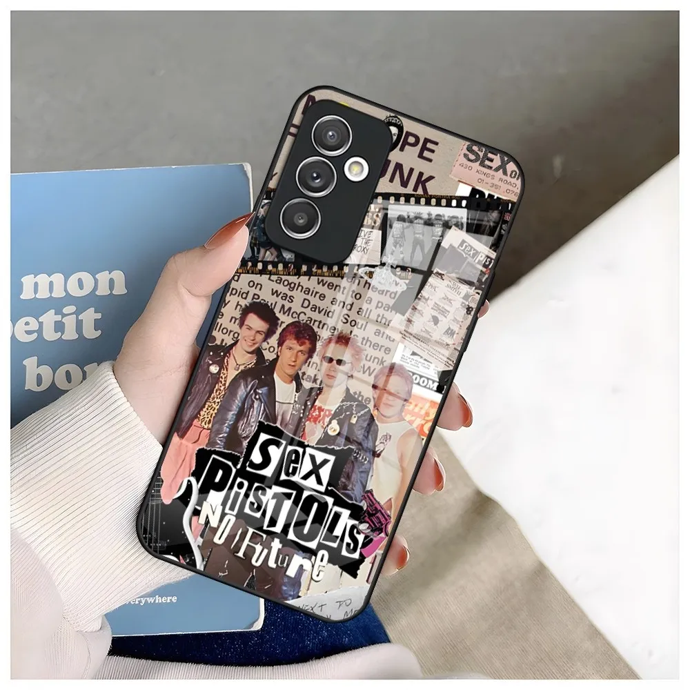 British band Sex Pistols Phone Case for Samsung S24 Ultra S23 Fe S22 S20 S21 Plus Galaxy A54 A34 A24 A53 M54 Note 20 Back Cover