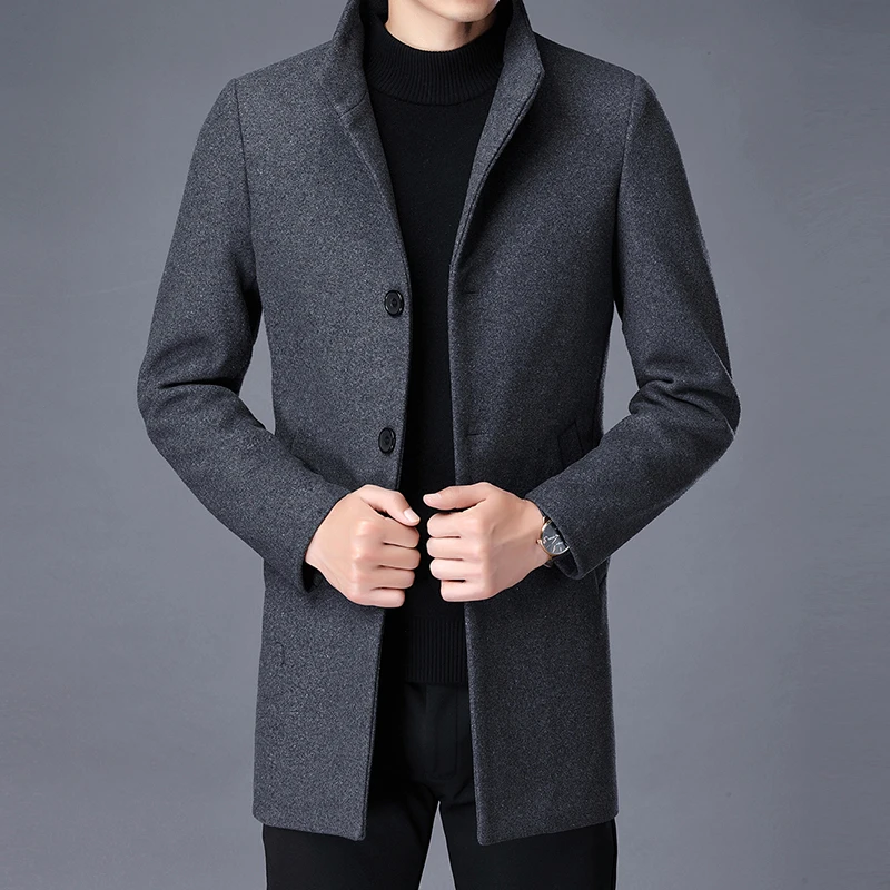 Save 35% Mens Clothing Coats Long coats and winter coats Tagliatore Wool Double Breasted Coat in Black for Men 