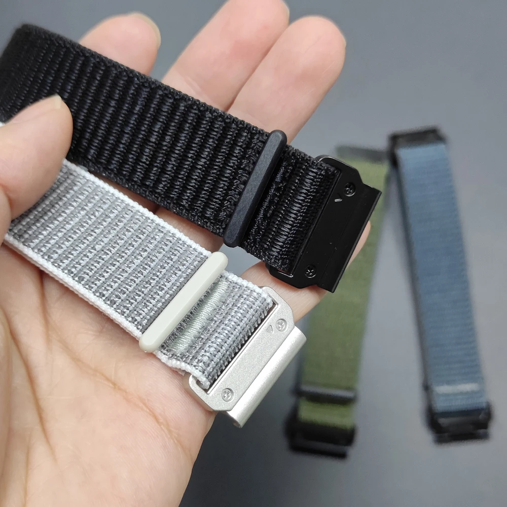 Nylon Textile QuickFit Watchband - 22mm & 26mm Adjustable Strap