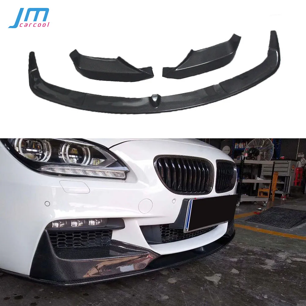 

Front Lip Bumper Spoiler 2014-2016 Car Bumper Chin Shovel Protector Carbon Fiber/FRP for BMW 6 Series F06 F12 F13 M6 Black CN;HU