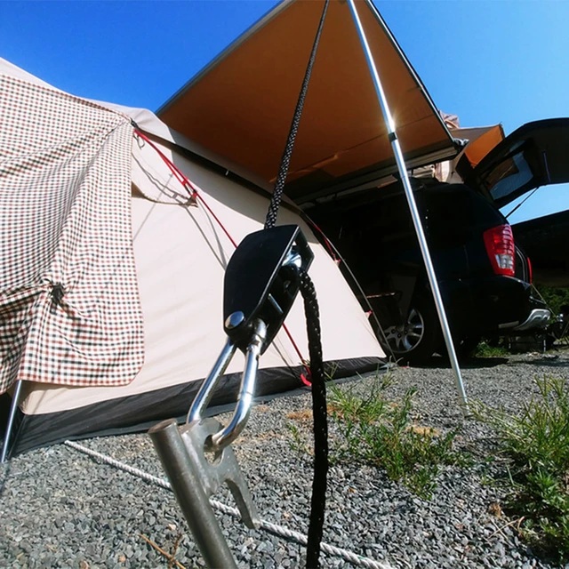 Kültéri Szerszám Állítható Kötél Fogas Fém Belső Fogaskerekek Növekedése Fénynövekedés Sátor Lógó Napsütés Camo Nettó Zár Kötés Heveder - Image 4