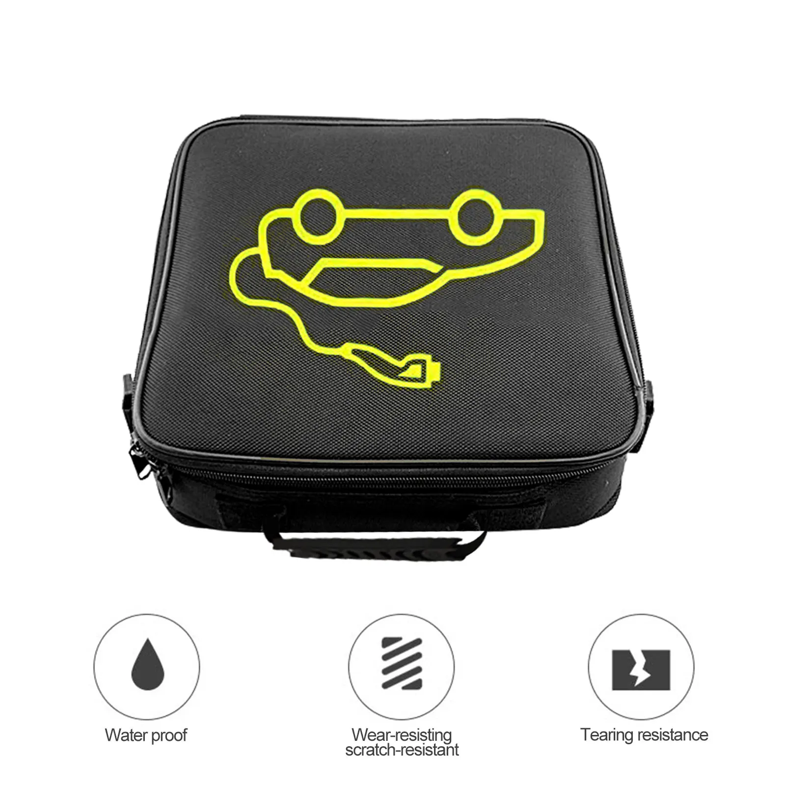 leather tool bag Car Charging Cable Storage Bag Jumper Cable Bag Auto Tool Storage Organizer For Electric Vehicle Charger Plugs Sockets Container tool chest with tools