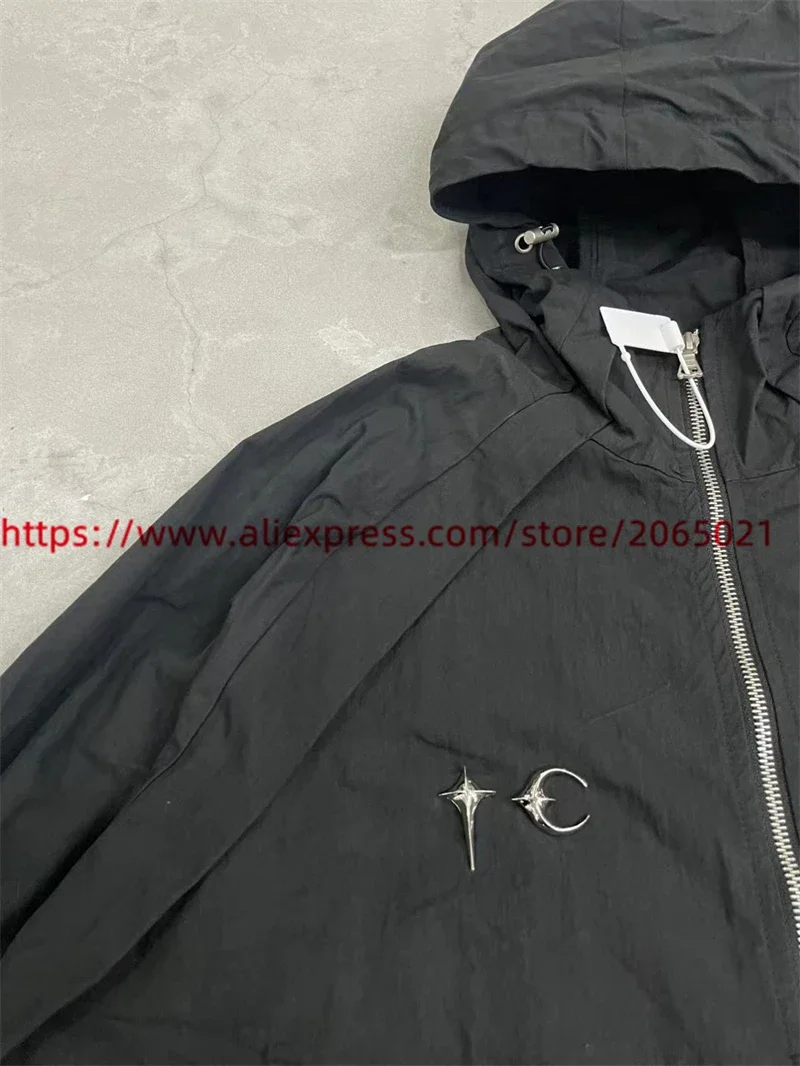 Thug Club Metal Logo Jacket Men Women Patchwork Sunscreen Windbreaker Jackets 5 S360c39431a6f41fd9cb34176a52d13ae9