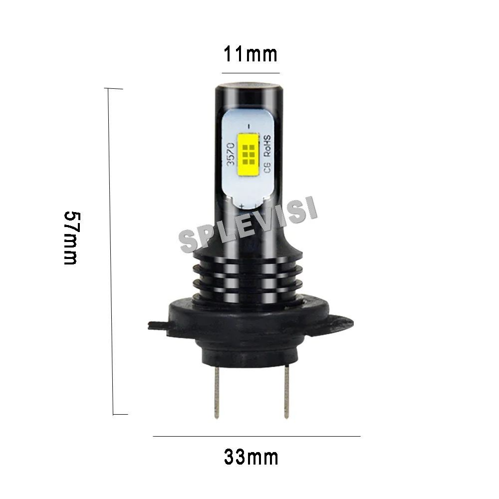 백색 LED 헤드라이트 하이 빔 로우 빔 전구, 아우디 A2 2000-2005 A6 C6 2004-2011 A4 B7 2002 2003 2004 2005 적합, 6000K, 2 개