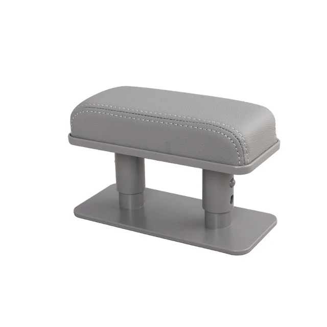 Accoudoir Voiture Universel Gauche - Réglable Hauteur - Coussin PU - Anti-Fatigue