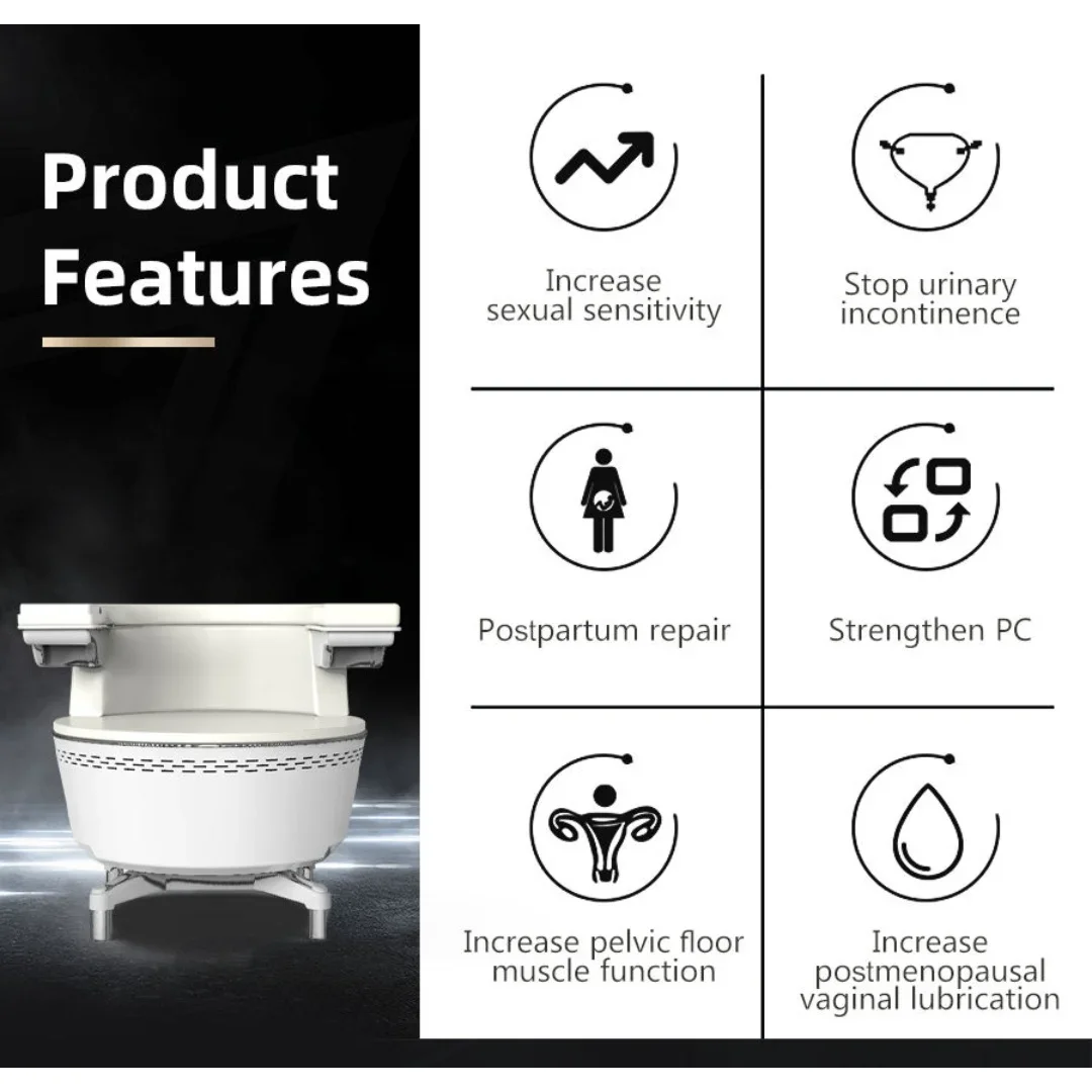 EMS Muscle Stimulator Chair for Kegel Postpartum Recovery Pelvic Floor Recovery Home Health Care Equipment