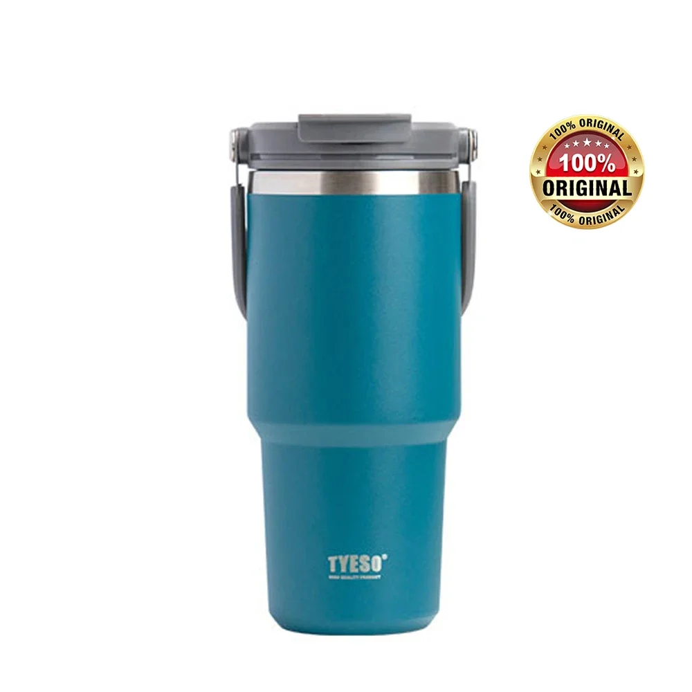 Thermos Water Bottle Tyeso Water Cup Vacuum Stainless Steel Coffee Cup  Vehicle-Mounted Straw Cup Water Bottle Keeps Cold And Hea - AliExpress