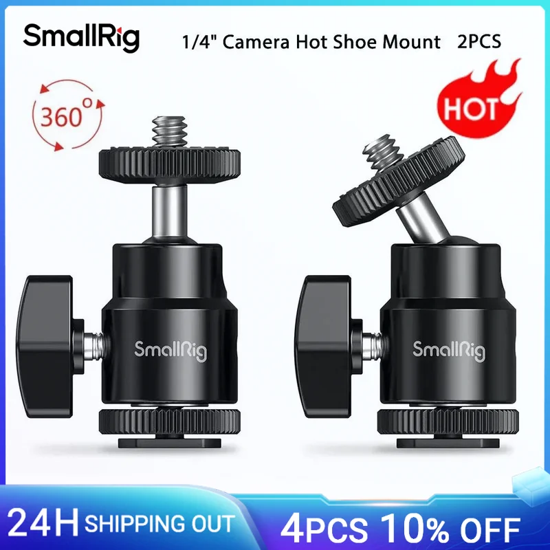 Montagem de Sapato Frio Smallrig para Câmera Sapato Quente Suporte com Parafuso Adicional Suporte Dslr Pacote de Pcs 2059