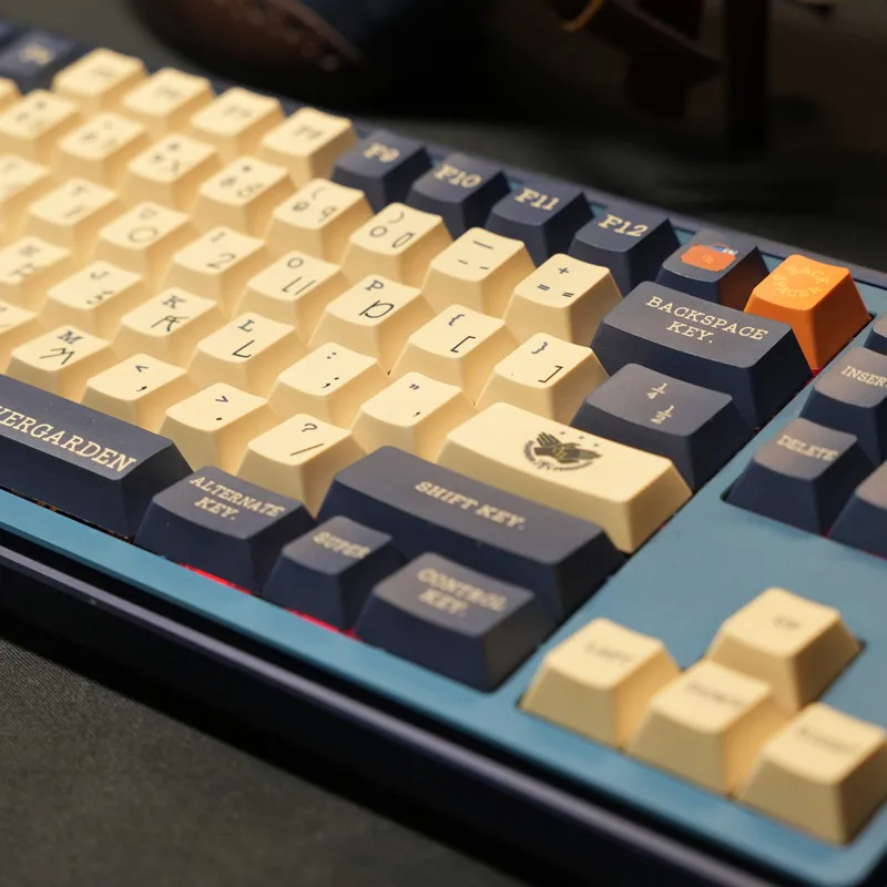 Violet Evergarden Keycaps Grupo Cherry Perfil Keycap Pbt Dye Subbed Keychron 65 75 Anne Gh60 Gk64 Poker 140 Chaves - Imagem 2