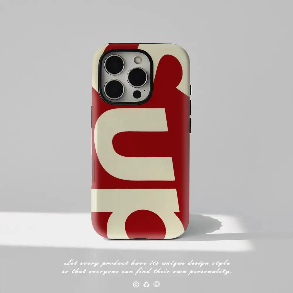 Luxurious Fashion Logo Film Shell Phone Case