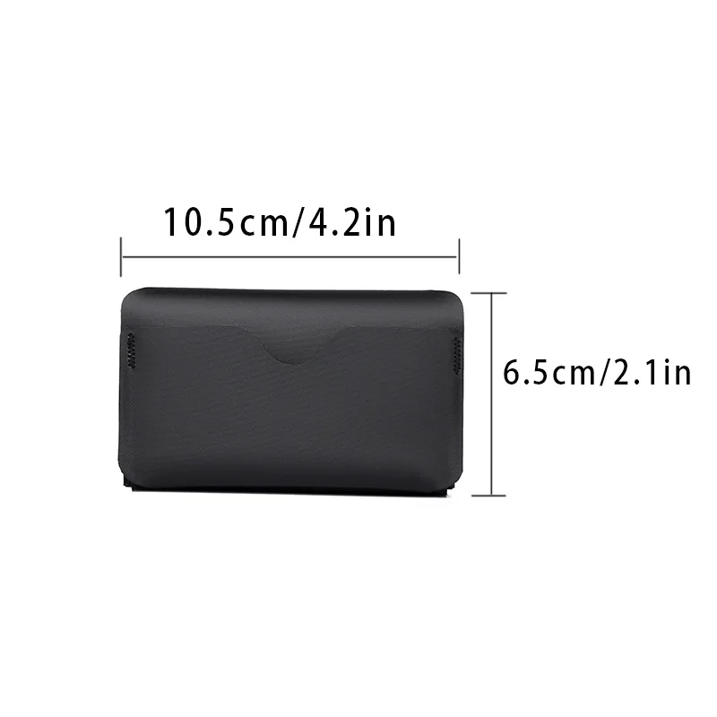 Stylish TPU Foldable Wallet with Magnetic Coin & Card Holder