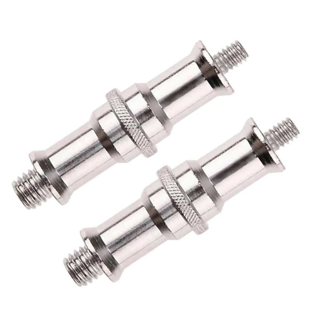 Description Picture 6 of item1/4 3/8 Spigot Stud Male Adapter Metal Camera Screw Photograph Hand Tool for Umbrella Flash Light Tripod Photo Studio Accessory