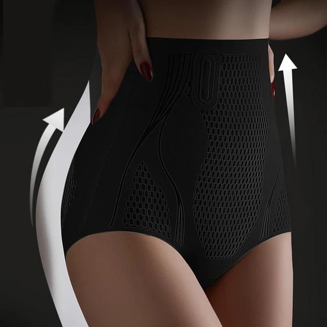 Soft Lose Weight Women Fashion Fat Burning High Waist Underwear Lady  Breathable Shaping Underpants Seamless Tummy Control Body Shapers 