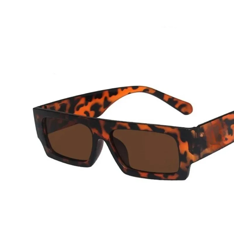 Vintage Sunglasses Polarized Sunglasses Fishing Sunglasses Cyberpunk Sunglasses Women's Hip-hop Square Men Hole Design White Blue UV Protection Eyewear