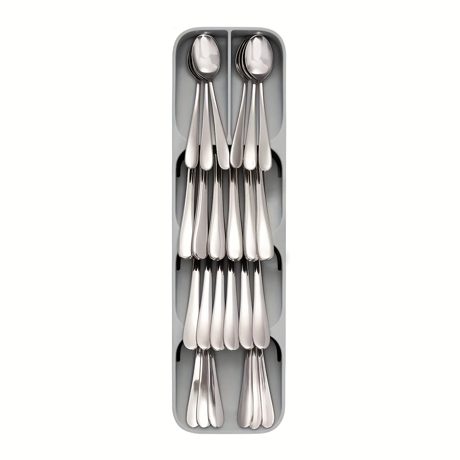 1pc Multifunctional And Fork Compartment Box, Cutlery Spoon Box Divider Organizer, Kitchen Drawer Tray, 5.5inch