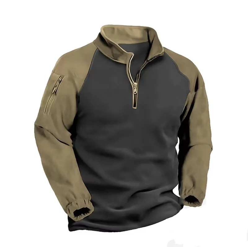 

Stand Collar Zip Fly Sweatshirt Men's Sweater New in Hoodies & Sweat-shirt Man Clothes Men's Autumn Clothing Hoodie Streetwear