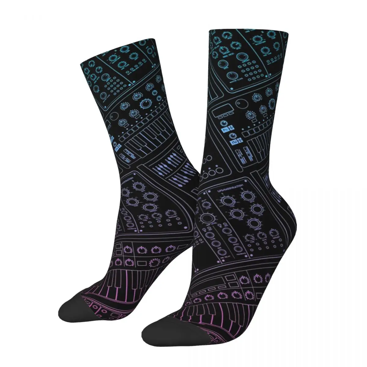 

Synthesizer For Dj And Electronic Musician Socks Harajuku Soft Stockings All Season Long Socks Accessories for Unisex Gifts