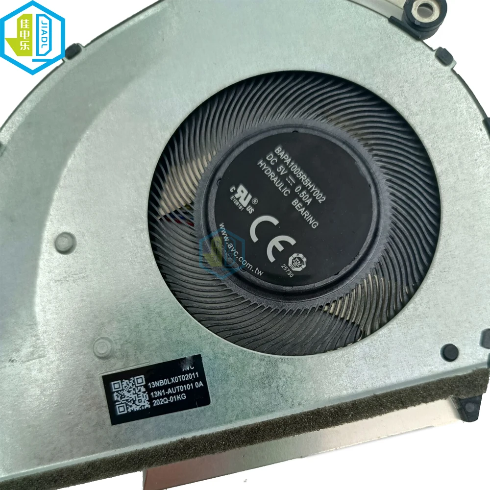Cpu do Computador Ventiladores de Refrigeração para Asus Asus Vivobook X521 X521fl X521ea X521fa X521eq Notebook pc Cooler Bapa1005r5hy002 13n1-aut0101 - Imagem 2