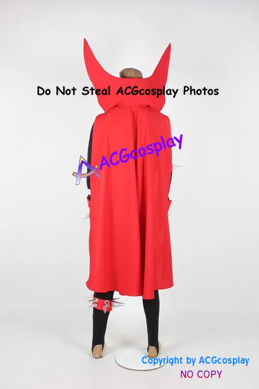 

Красная накидка с высоким воротником для косплея