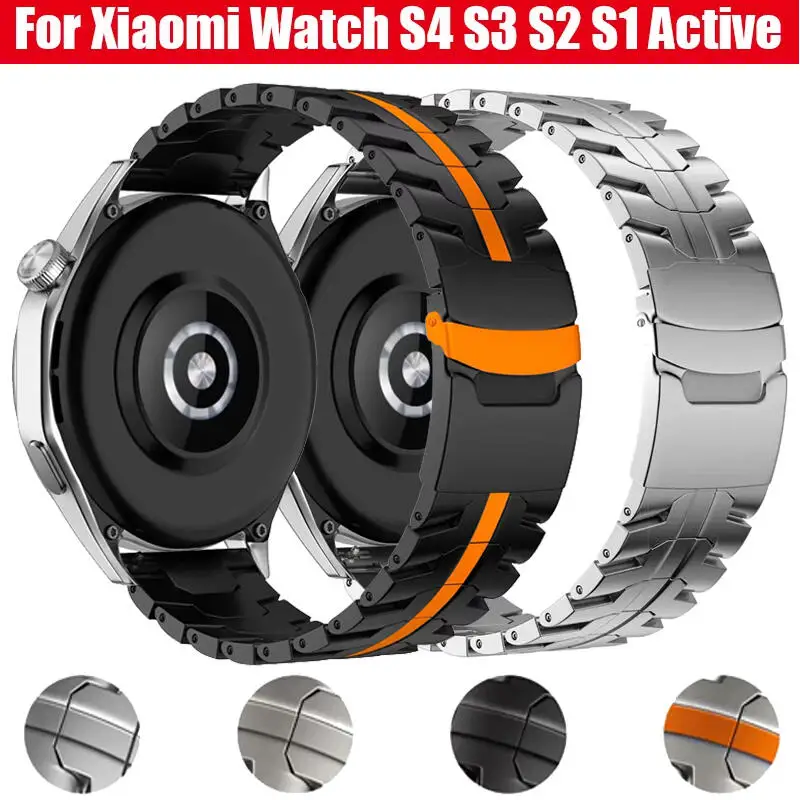 Stainless Steel 22mm Metal Watch Band - Premium Strap