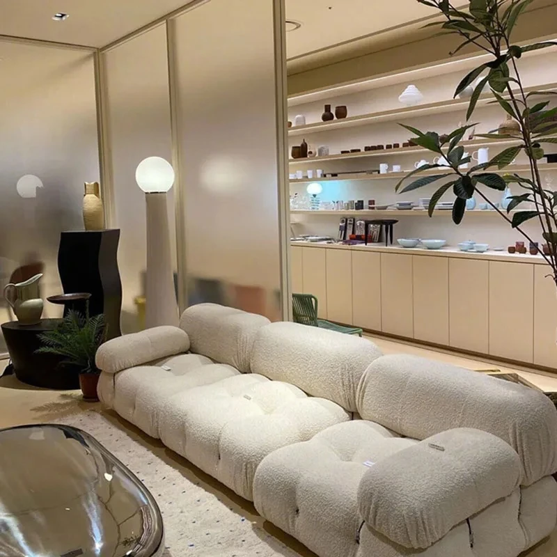 Žití pokoj párů pohovky pohodlné podlaha pohovka 3 seater minimalistické housenka design woonkamer banken domácí nábytek