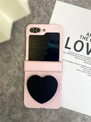 Luxurious 3D Love Heart Pink Case with Portable Hand Strap Cover for Razr 60 Pro (With Bracket)