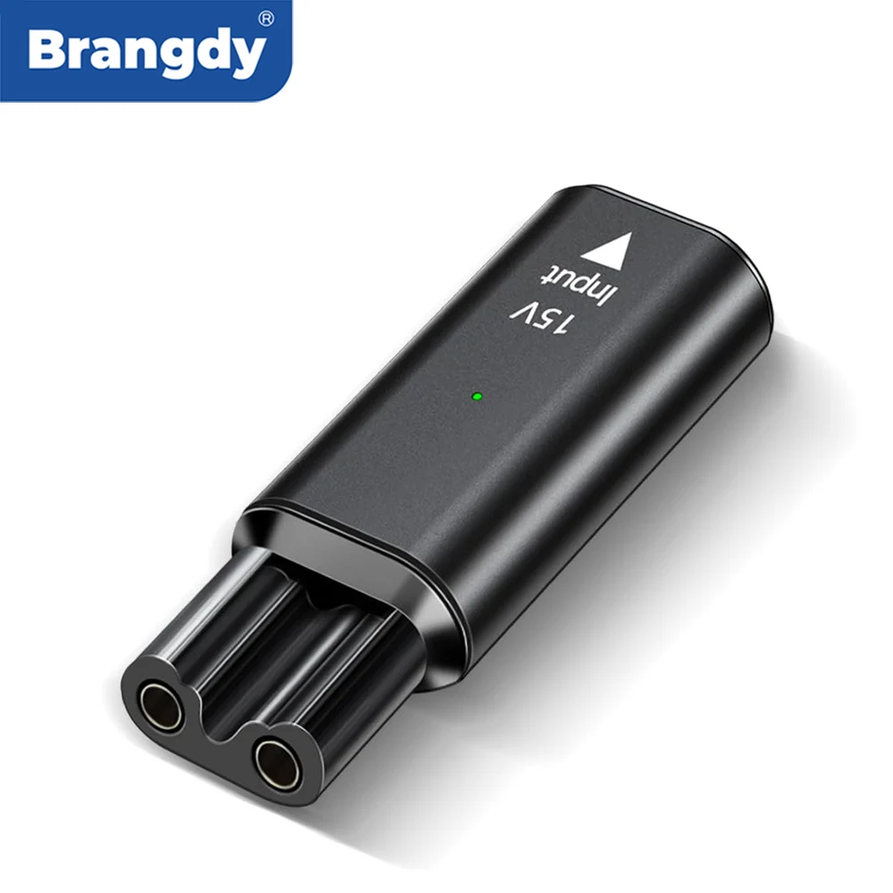 Brangdy 15V HQ8505 type-c adaptateur de rasoir convertisseur de charge pour Philips une lame QP6520 QP6530 QP6510 tondeuse à barbe électrique