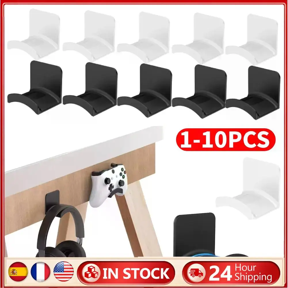 Plastic Headphone Stand for Wall Desk Mounting