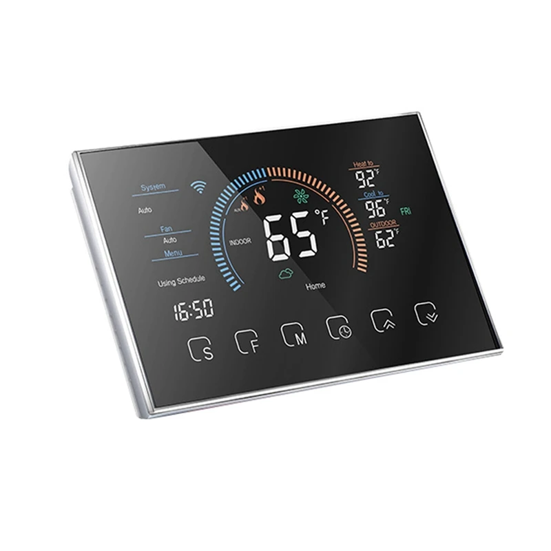 

Smart Thermostat For Home Wifi Digital Thermostat Energy Saving, C-Wire Adapter Included, DIY Install