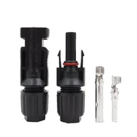 Connecteur solaire PV DC 30A 50A, 100/60/40/20/10 pièces, Kit de connecteurs de panneau Stecker pour câble PV/MC 2.5/4/6/10 mm2 1500VDC 1000VDC 2