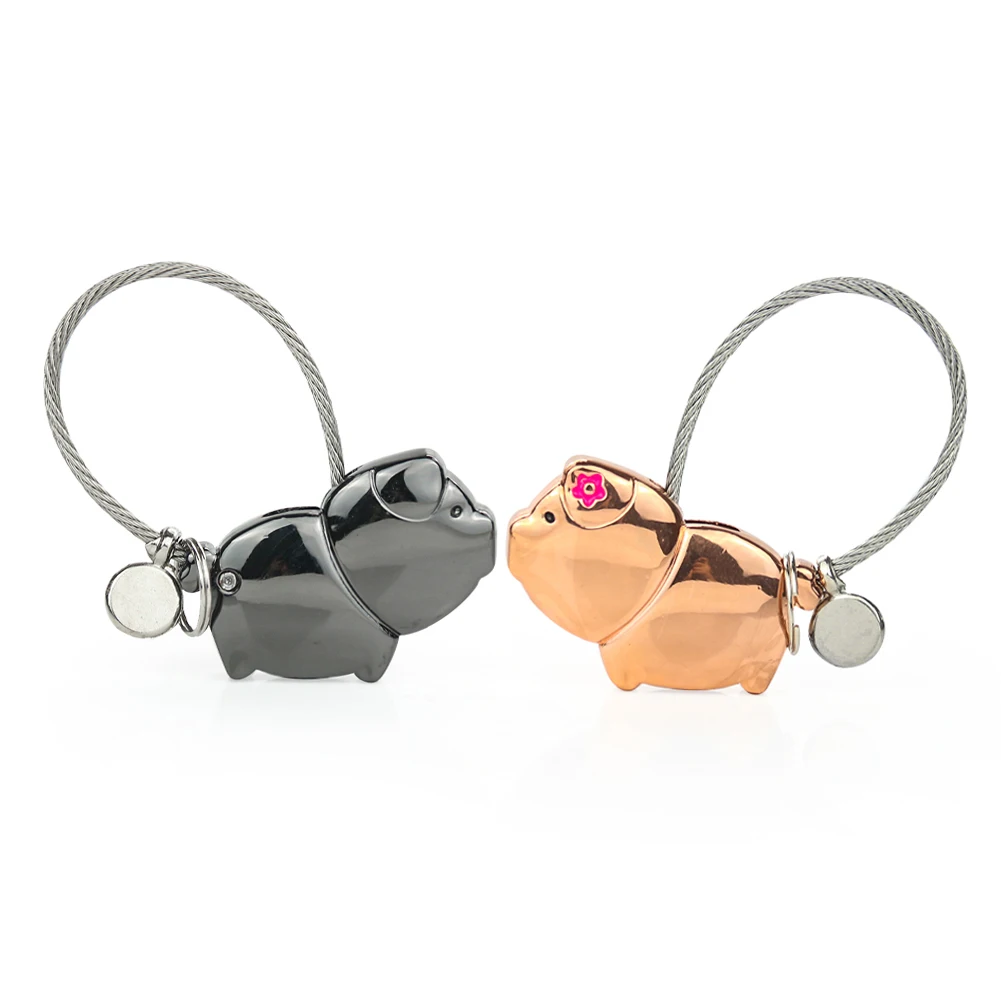 Lot De 2 Pendentifs Porte-clés / Charms Pour Collier - Cuivre, Brun Foncé - Neufs