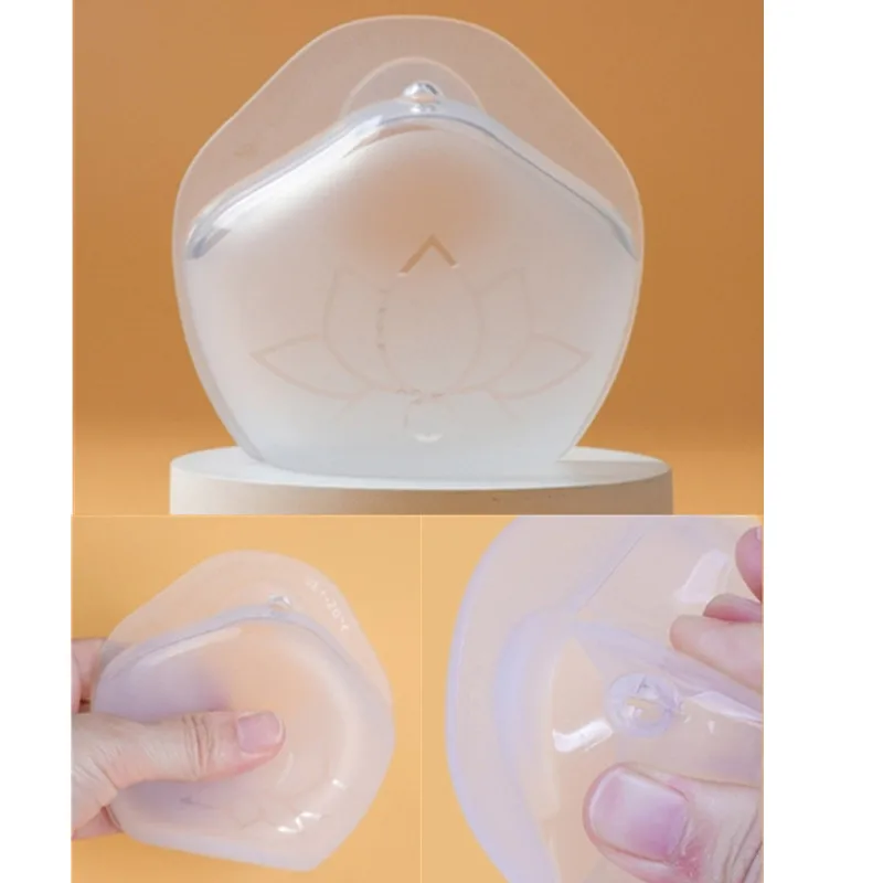 1pc New 70mL Large Capacity Baby Breastfeeding Milk Collector Safe Silicone Wearable Milk Saver Reusable Leak-proof Nursing Cup 5