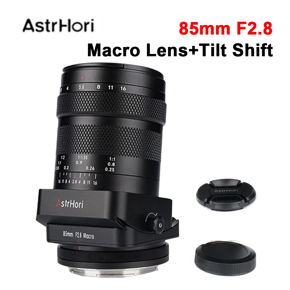 AstrHori 85mm F2.8 tilt shift 11 makro Lens tam çerçeve SONY E Nikon Z
