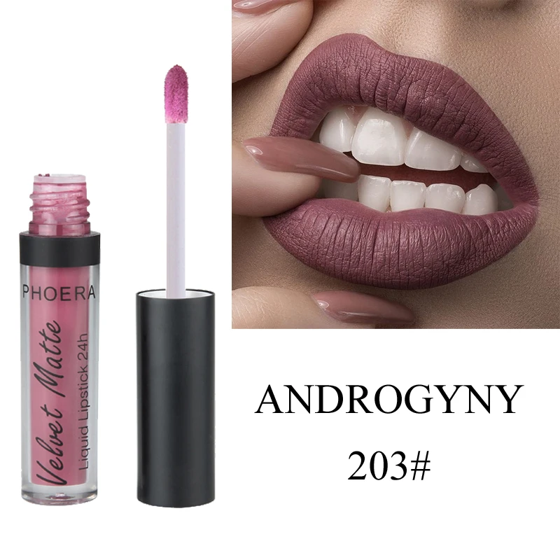 12 Colors Matte Liquid Lipstick Waterproof Long Lasting Velvet Mate Red Lip Gloss Lint Tube Makeup Cosmetic Lipgloss