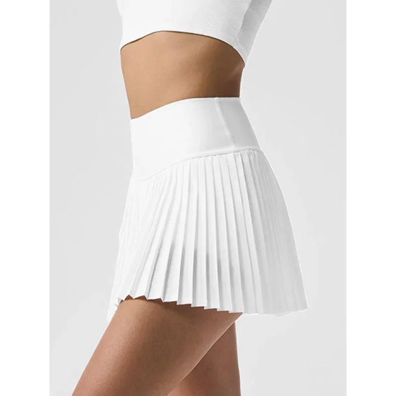 PofyBofy Pleated Tennis Skirt for Women with Pockets Shorts Women's High Waisted Lightweight Athletic Golf Skorts Skirts
