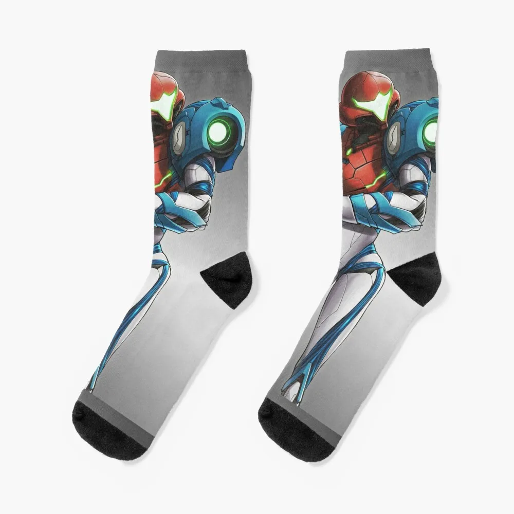Samus (Metroid Dread) Socks shoes cycling socks basketball Socks with print Socks Men Women's
