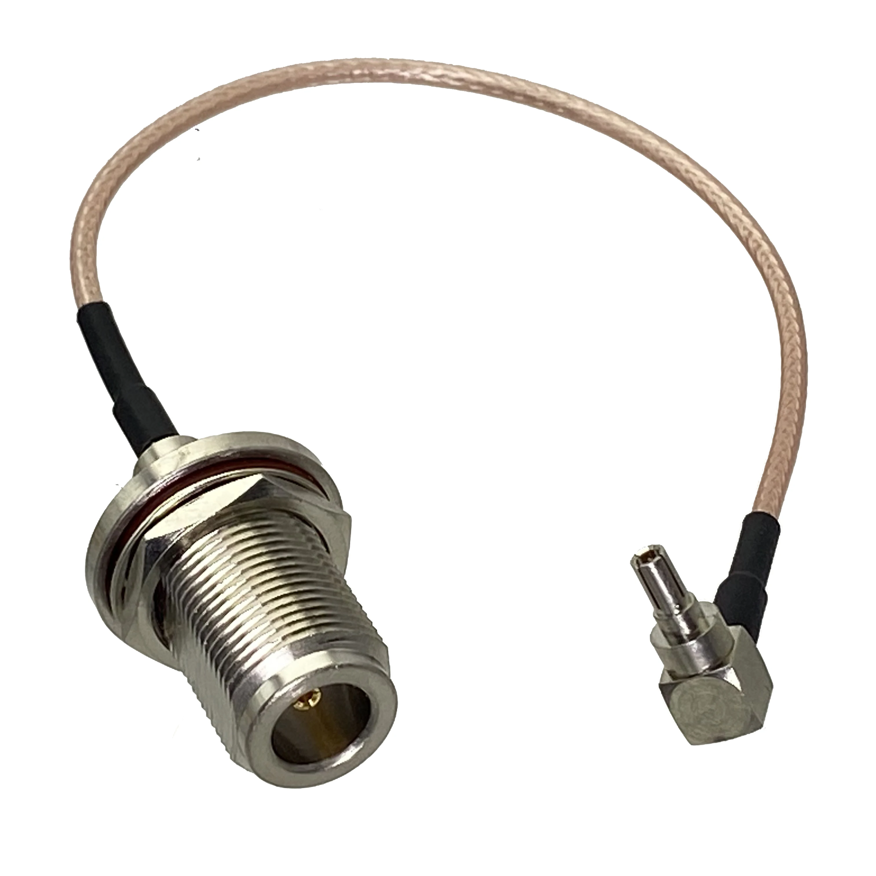

RG316 CRC9 Male Plug Right angle to N Female jack Bulkhead Connector RF Jumper pigtail Cable Wire Terminals 4inch~10FT