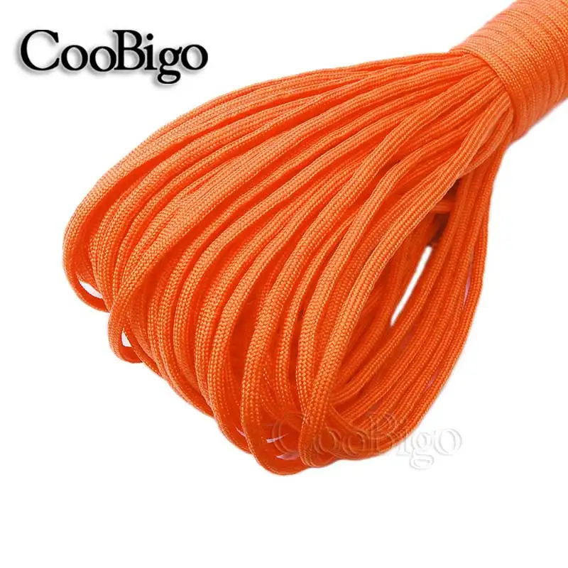 Durable 4mm Solid Color Parachute Cord for DIY Craft and Bracelet Making