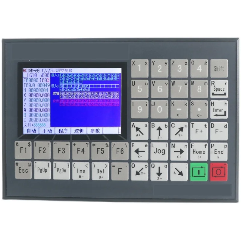 

Автономный китайский и английский программируемый Многоосный шаговый двигатель HC18M 1-6 система управления сервомотором с цветным экраном 3,5 дюйма