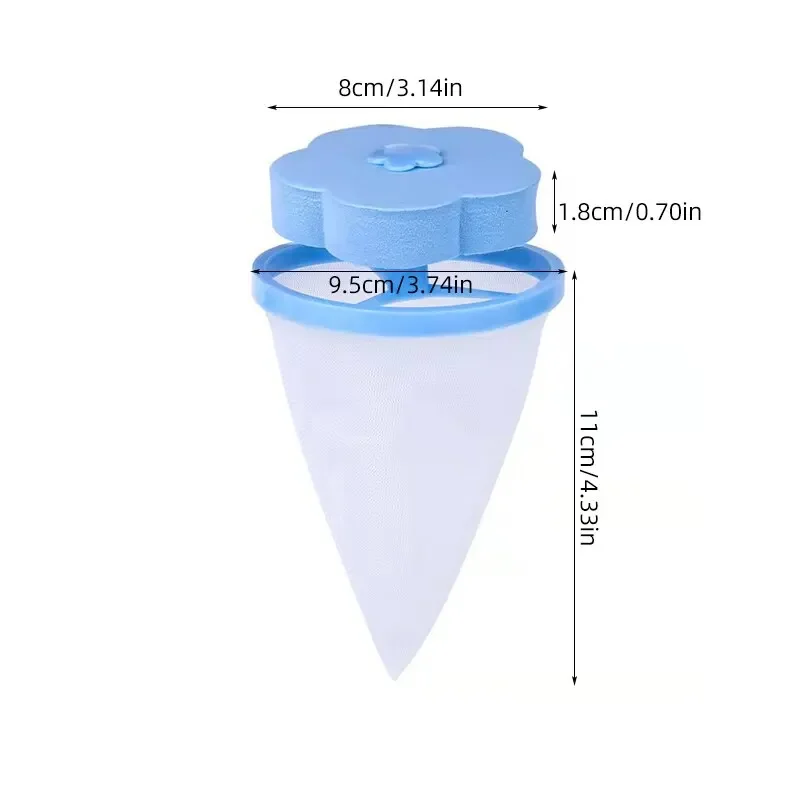 Laundry Hair Catcher Washing Machine Filter Floating Washing Clothes Hair Filter Bag Universal