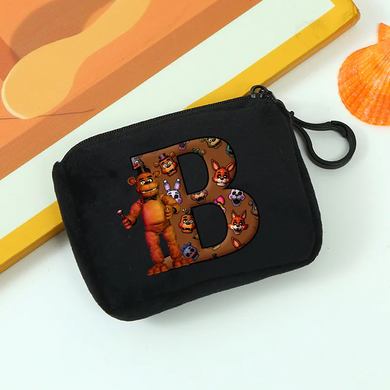 Kawaii Cartoon Zippered Coin Purse - Anime-Inspired Storage Bag