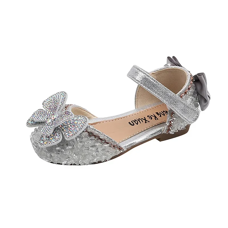 Girls Luxury Princess Flat Sandals for Wedding Party