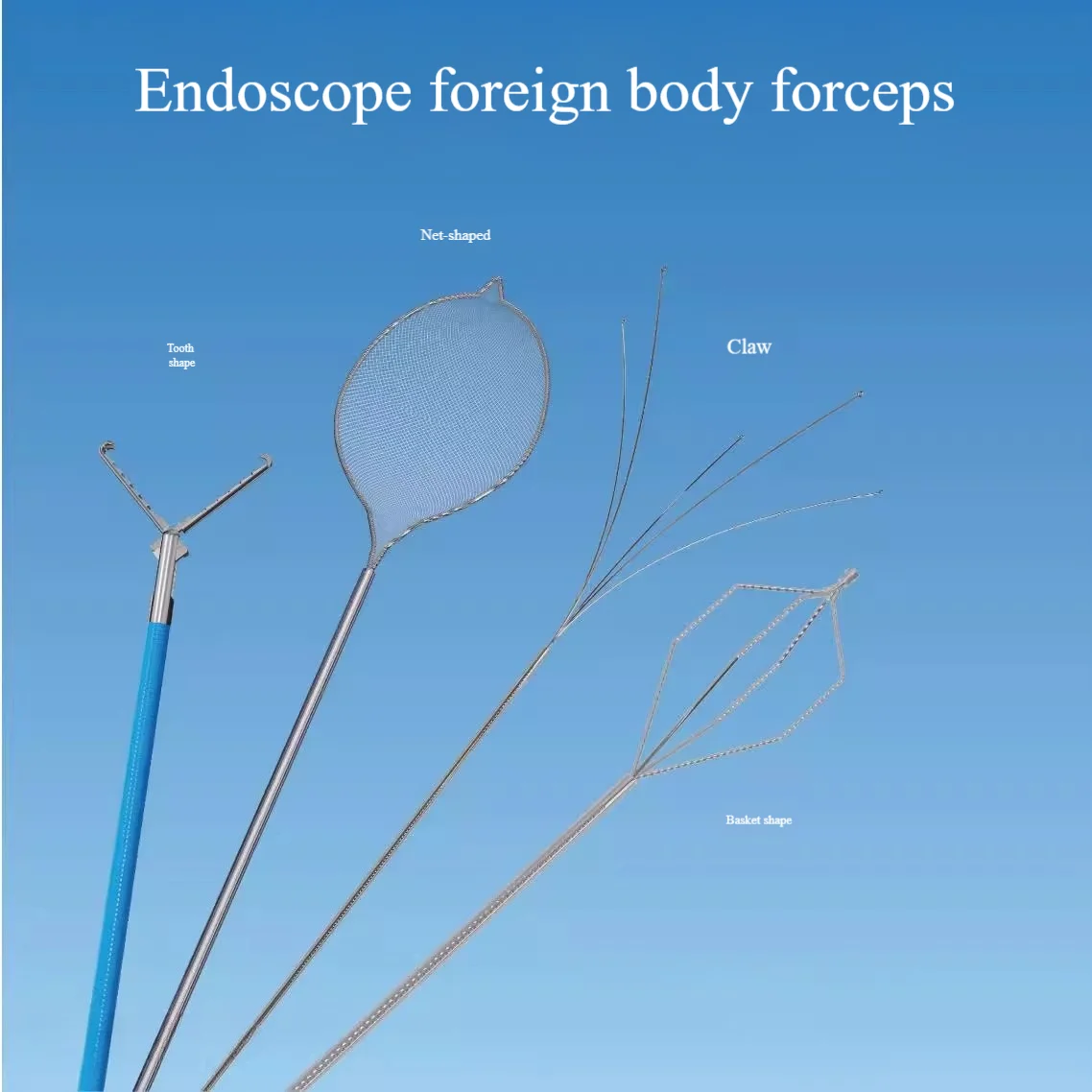 Endoscope foreign body forceps types