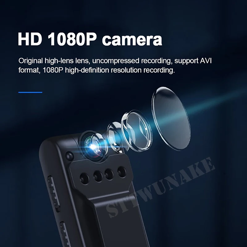 Mini camera night vision small wireless body cam micro voice video