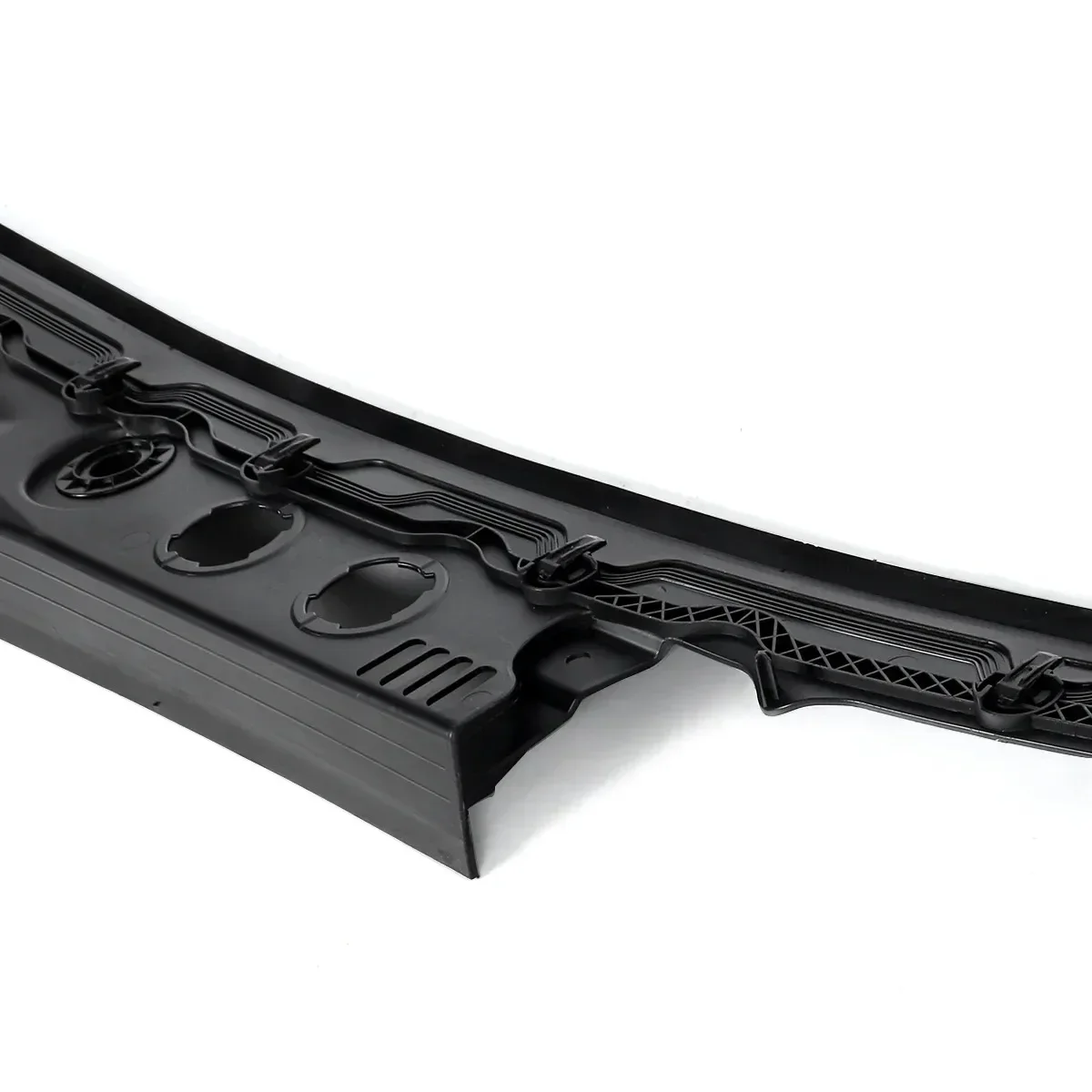 Black Plastic Windshield Wiper Cover Vent Cowl Grille Panel