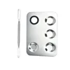 With Spatula Rod Makeup Color Palette Portable Stainless Steel Liquid Foundation Mixing Tray Durable Makeup Color Board