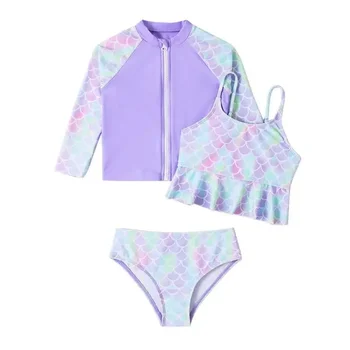 Girls 3-Pack UV Swimsuit 1