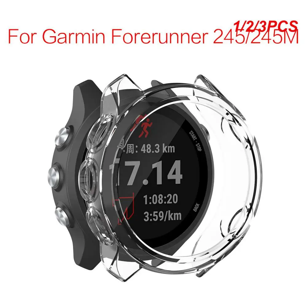 1/2/3 Pz Per Garmin Forerunner 245 245M Custodia Protettiva Custodia Morbida Tpu Edge Shell Protector Paraurti Per Garmin 245